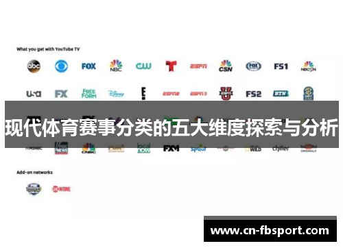 现代体育赛事分类的五大维度探索与分析